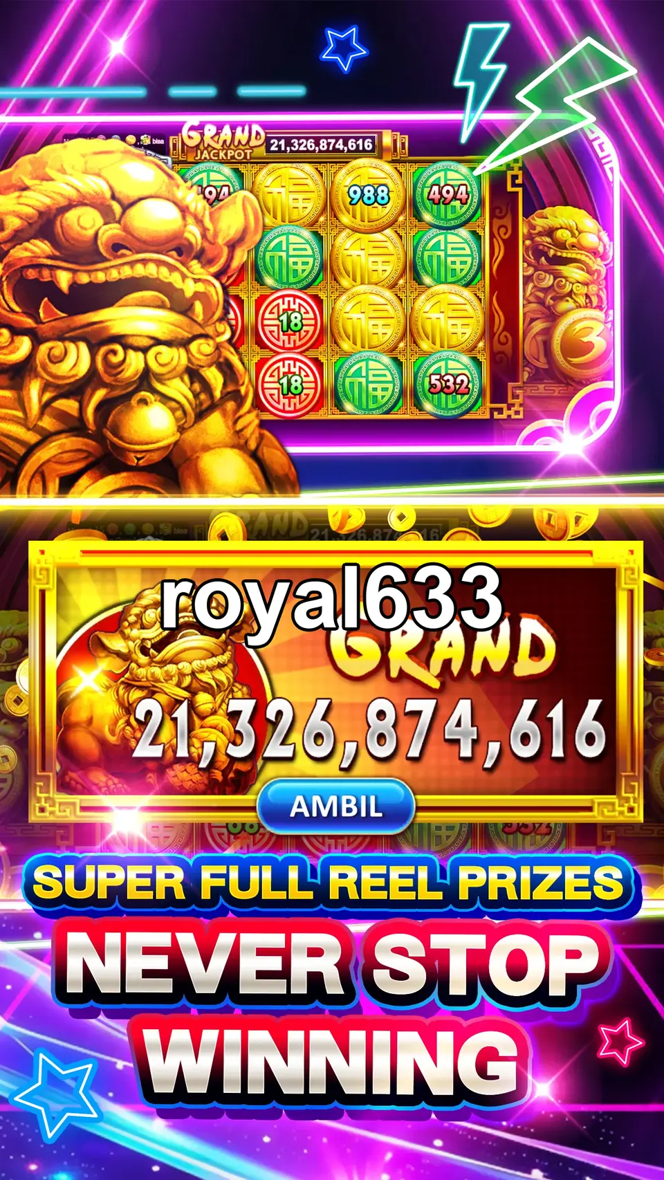 royal633 Tangkapan Layar - APK Resmi